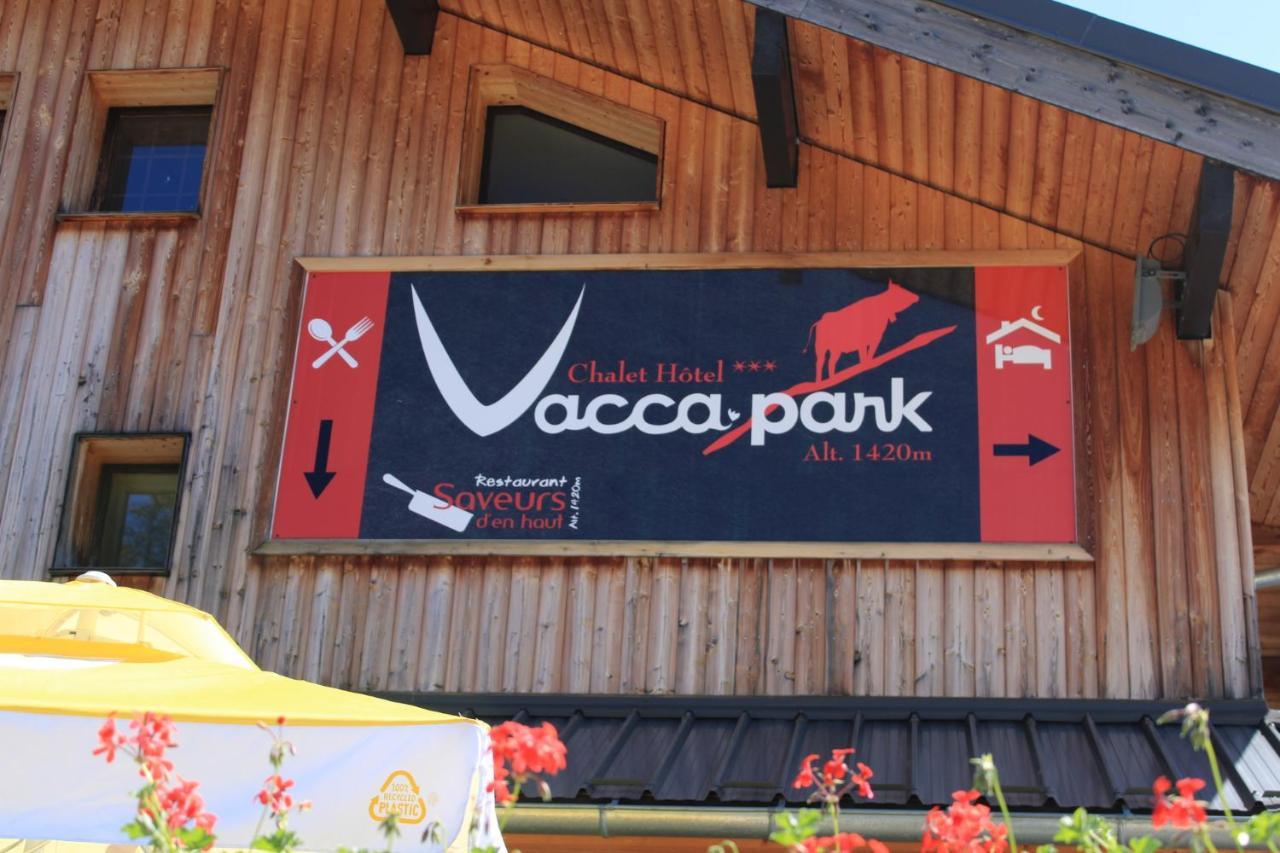 Chalet Hotel Vaccapark Le Praz de Lys Ngoại thất bức ảnh